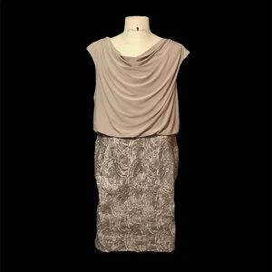 Taupe formal dress. Worn twice.